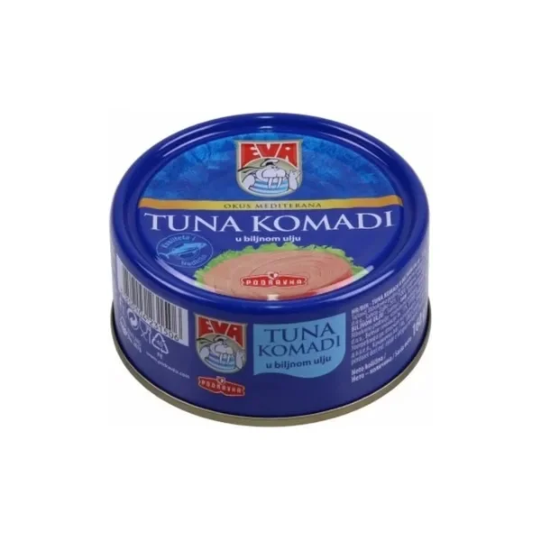 Eva tuna komadi u biljnom ulju 160g podravka