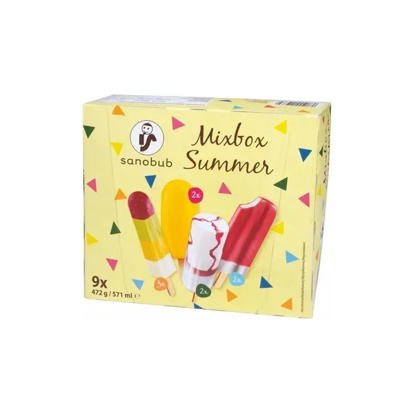 Sladoled mixbox summer sanobub 9/1 mpack 472gr