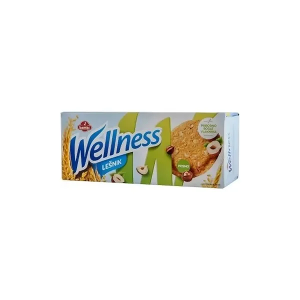 Keks integralni Wellness sa lešnikom .210gr.