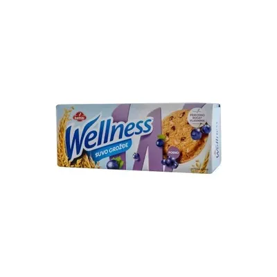 Wellness sa suvim groždjem 210gr.integralni keks bambi