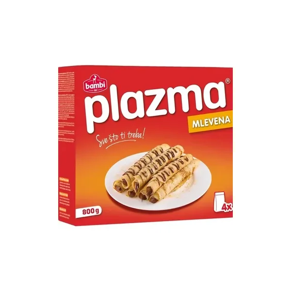 Keks mleveni Plazma 800gr bambi