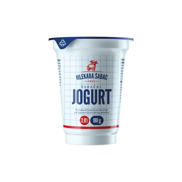 Jogurt čaša 2.8%mm 0.18 abt probiotik šabac