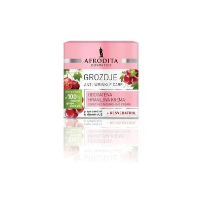 Krema za lice hranljiva grožđe Afrodita 50ml