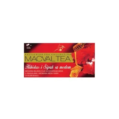 Čaj hibiskus&šipak sa medom exclusive Macval 50g