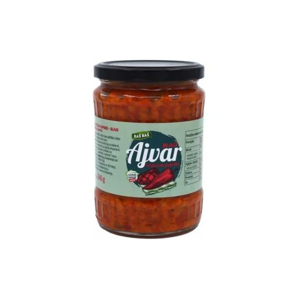 Ajvar blagi homemade style baš baš 540g