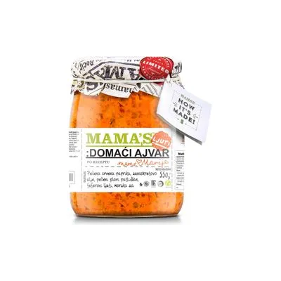 Ajvar pecene crvene paprike ljuti 550gr mama s