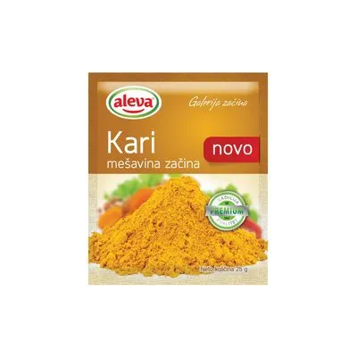 Kari mesavina zacina 25g Aleva
