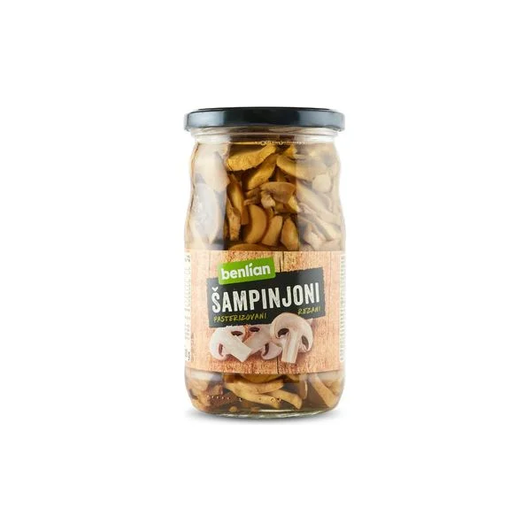 Šampinjoni rezani 690gr.kozmetik plus