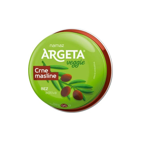 Argeta veggie crna maslina 95g