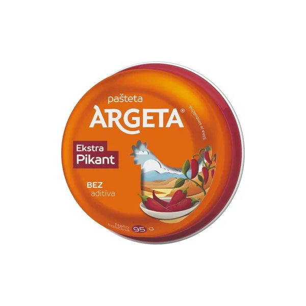 Pašteta kokošija ekstra pikant 95g argeta