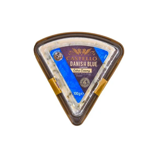 Sir plava plesan castello blue 100g