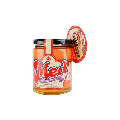 Med cvetni 400gr staklo