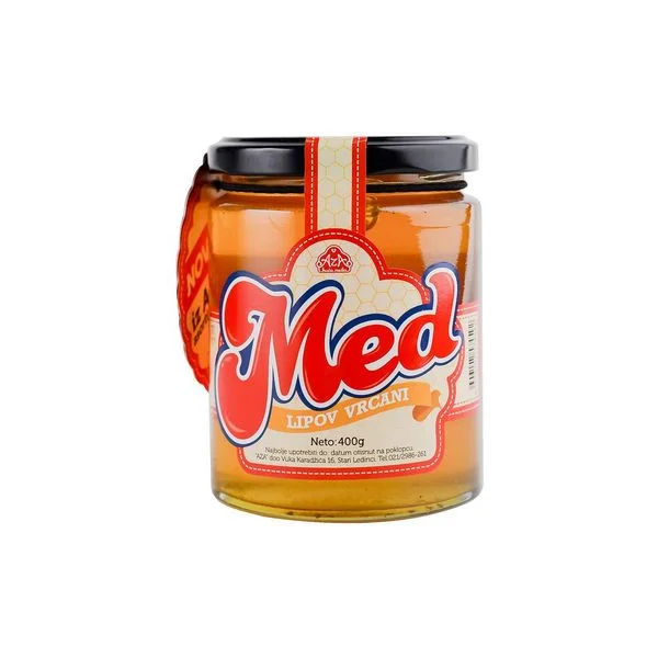 Med lipov 400gr staklo