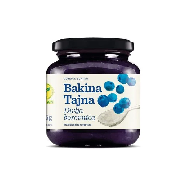 Slatko divlja borovnica 375gr bakina tajna