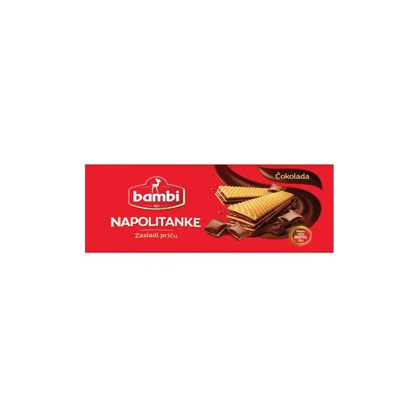Napolitanke čokolada 185g bambi