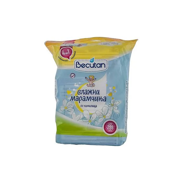 Vlazne maramice Baby Becutan 4x72kom