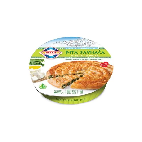 Pita uvijaca sa sirom i spanacem bella 800gr gran