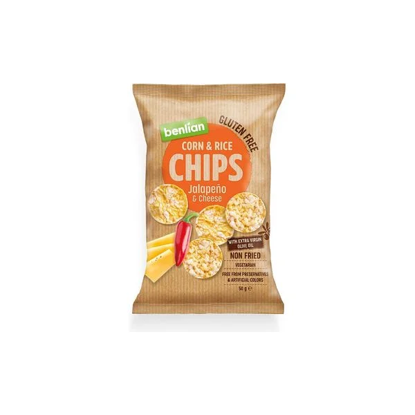Chips bf jalapelo&cheese 50gr