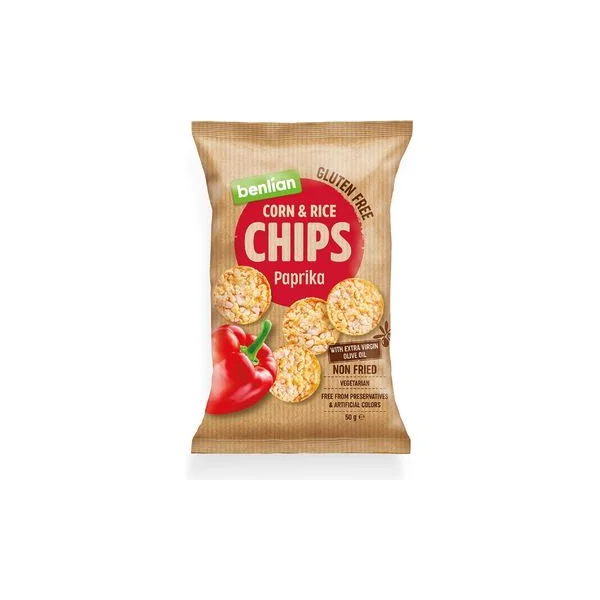 Chips bf paprika 50gr