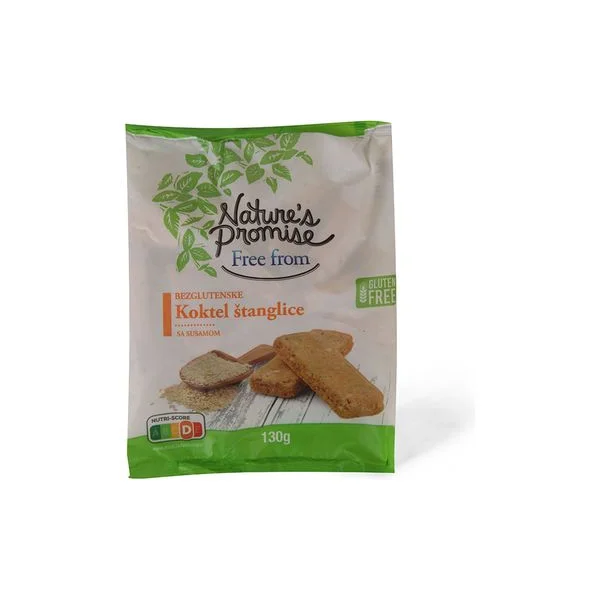 Bezglutenske koktel stanglice NP 130g