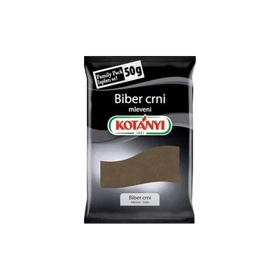 Biber crni mleveni kesica 50gr kotany