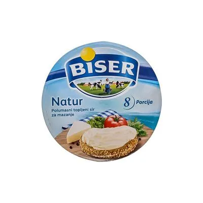 Sir topljeni duopack Biser 2x140g