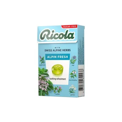 Bombone bez šeć alps 40g Ricola