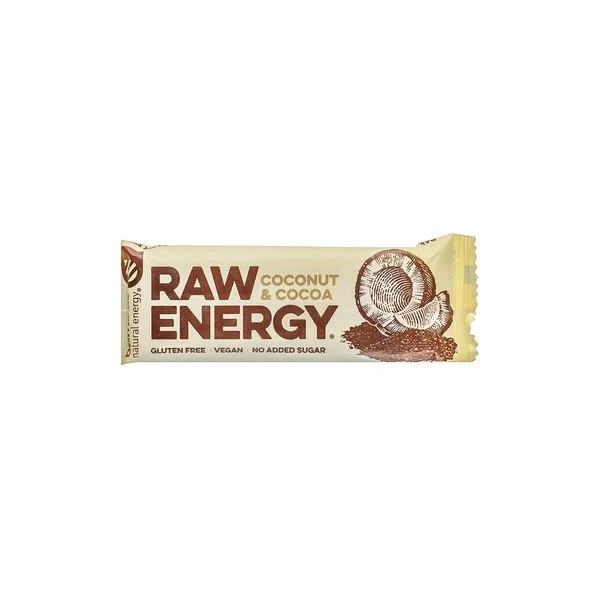 Bar raw energy coconut&cocoa 50g bo