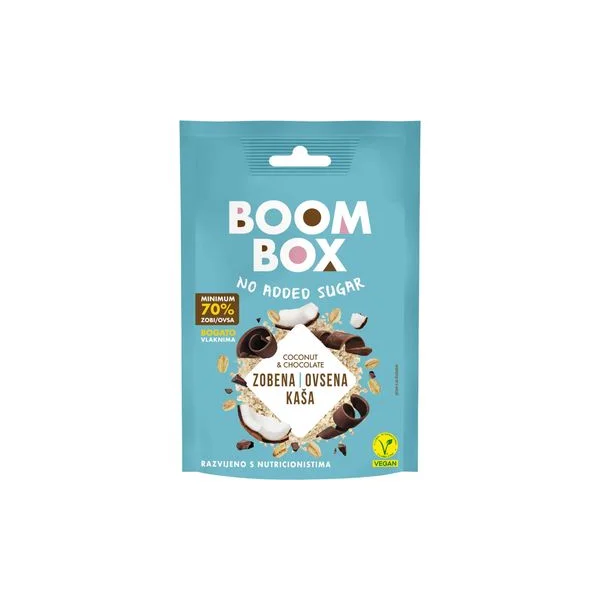 Ovsena kasa boom box kokos-cokolada 60g