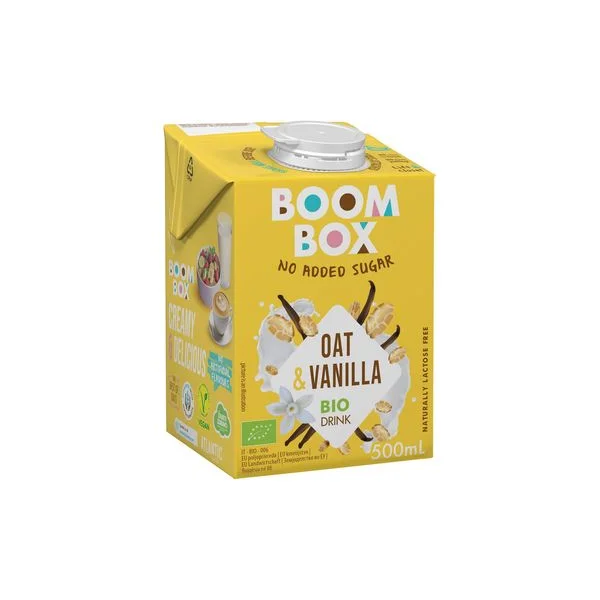 Napitak organski ovseni vanila Boom Box 500ml