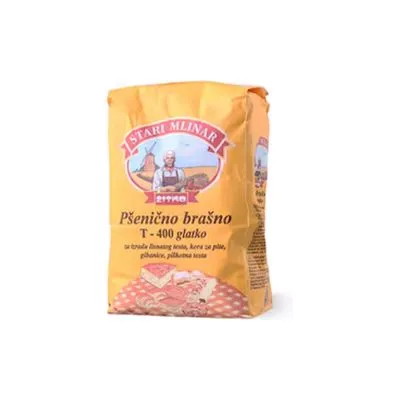 Brasno t-400 glatko 1kg stari mlinar