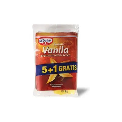 Burbon Vanila ar.secer 5+1gratis (6x10g)