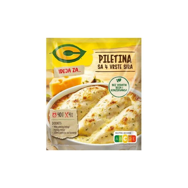 C fix piletina 4 vrste sira 32g