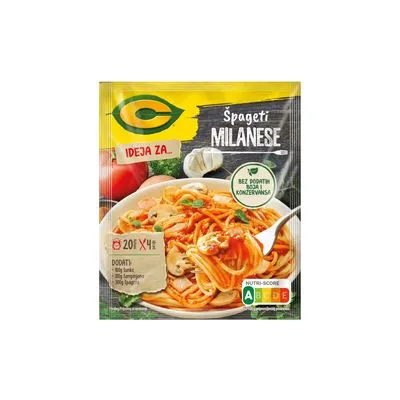 C ideja za spaghetti milanese 28x45g rs
