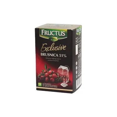 Caj f.brusnica 20/1 exclusive Fructus