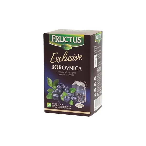 Čaj borovnica exl Fructus 44g
