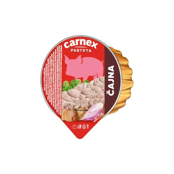 Pašteta čajna 75g Carnex