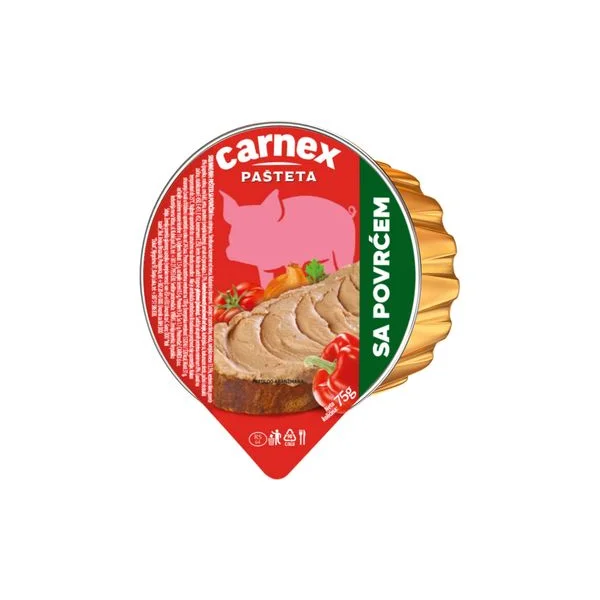 Carnex pasteta sa povrcem 75g
