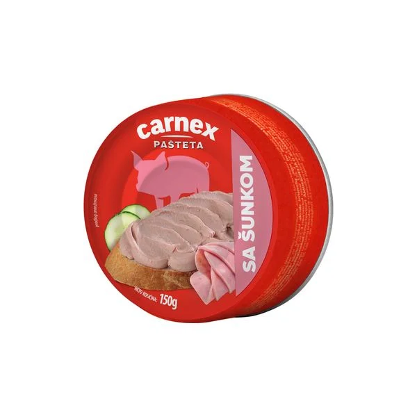 Pašteta sa šunkom lim. 150g Carnex