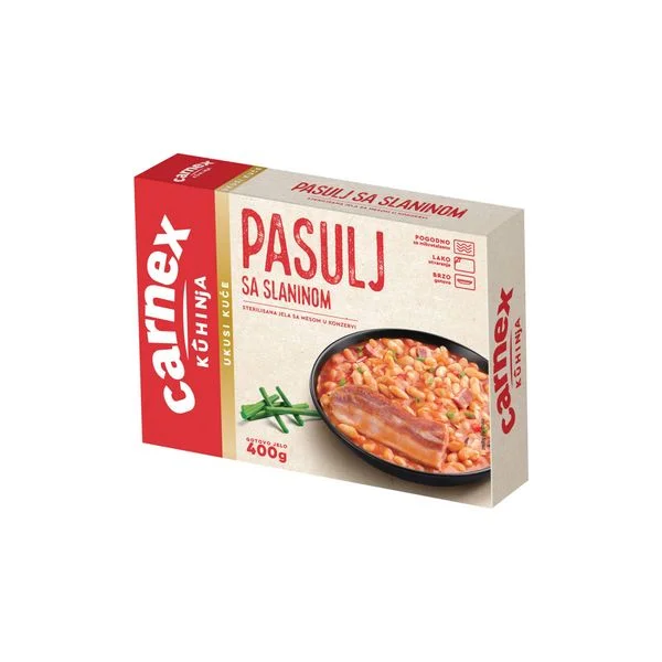 Pasulj sa hambur.slaninom 400g Carnex