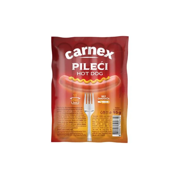 Pileći hot dog 95 g Carnex