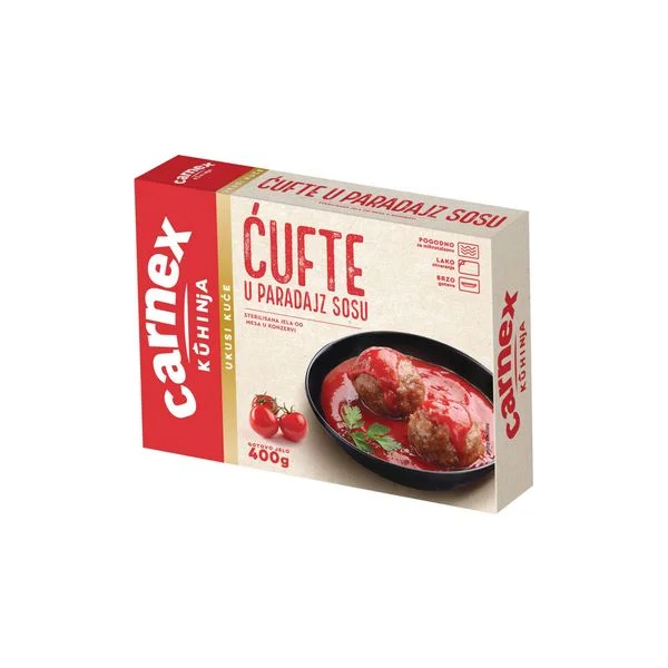 Ćufte u paradajz sosu 400g Carnex