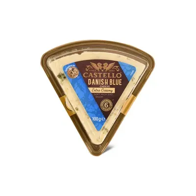 Sir plava plesan castello blue 100g