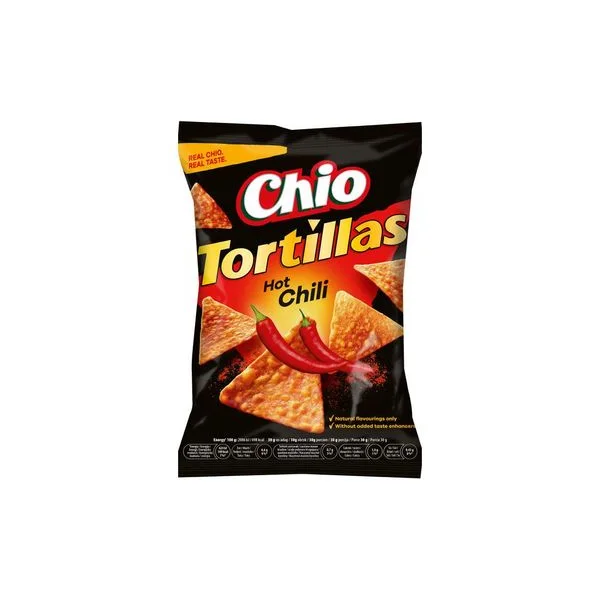 Chio tortilla chips hot chili 110g