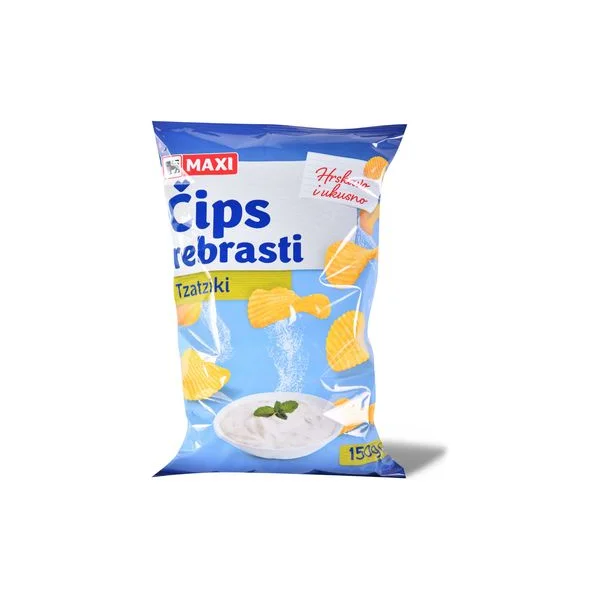 Cips rebrasti tzatziki Maxi 150g