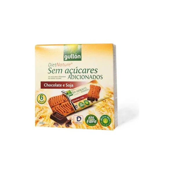 Keks snack čok soja diet gullo 144g