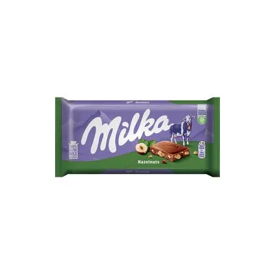 Milka hazelnuts 80g nelt