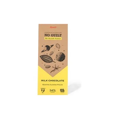 Čokolada almond no added sugar 80g kandi