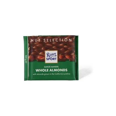 Čokolada Ritter Sport whole almonds 100g