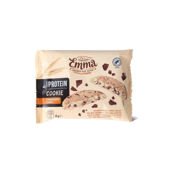 Cookie choco chips protein Emma 45g
